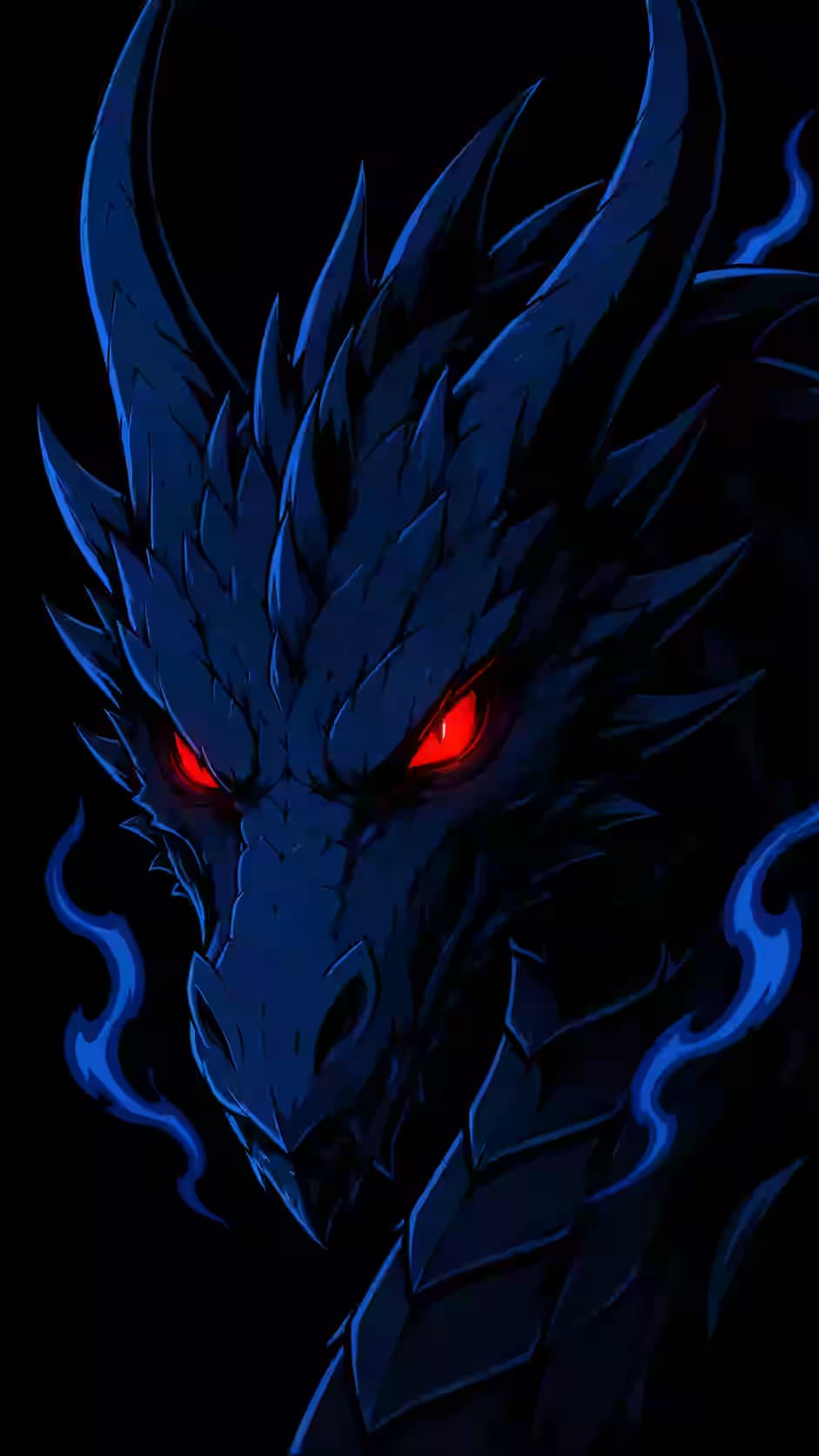 The Last Guardian - Blue Dragon Dark Wallpaper