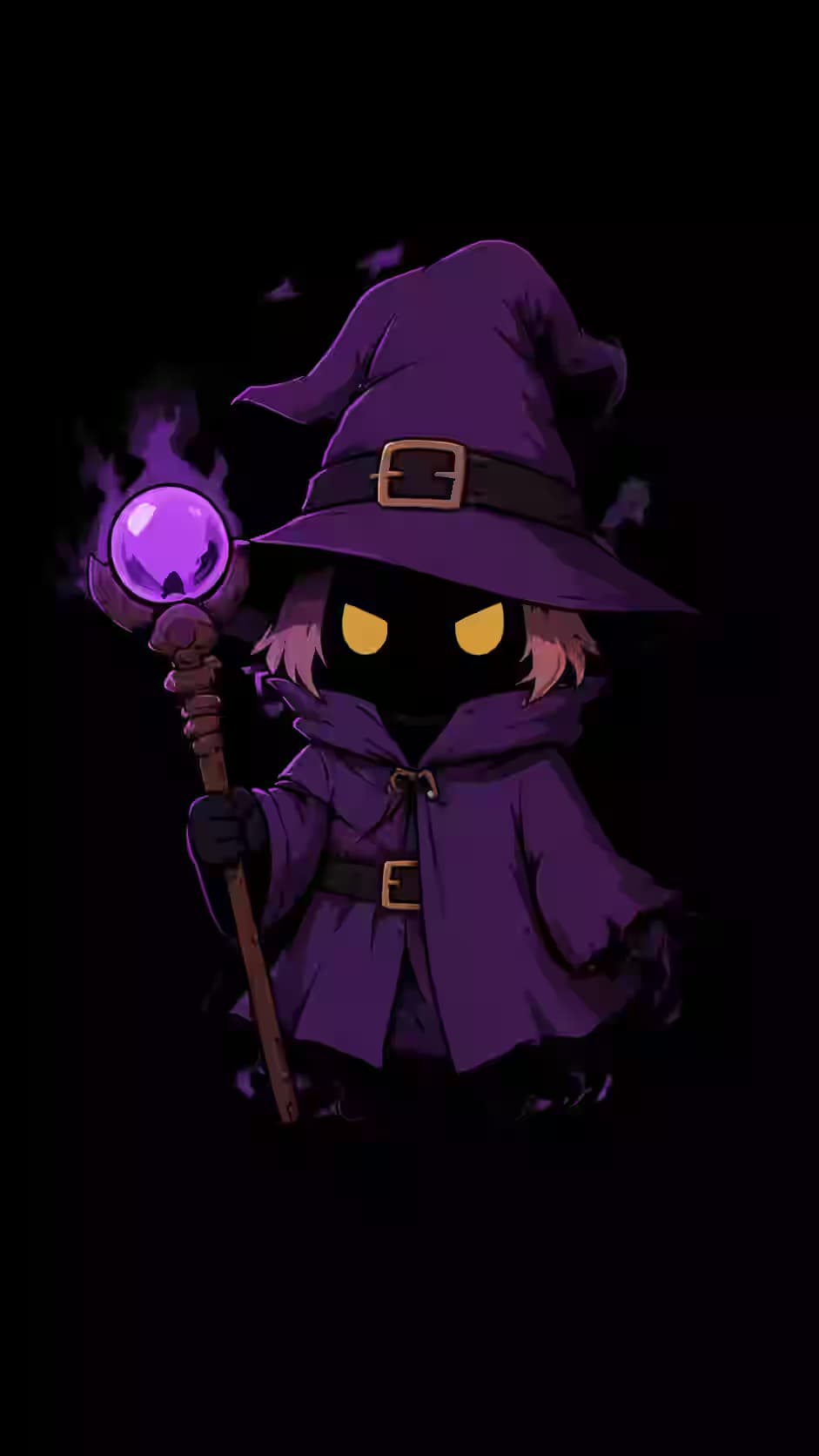 What Spell Is The Little Witch Hiding? — dark Android wallpaper HD