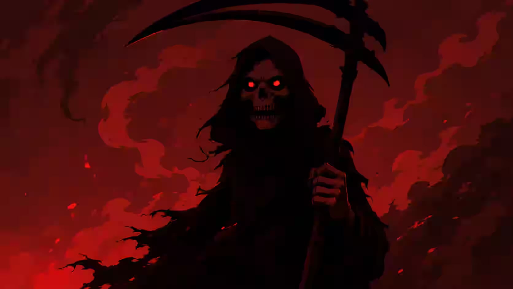 Grim Reaper's Crimson Scythe